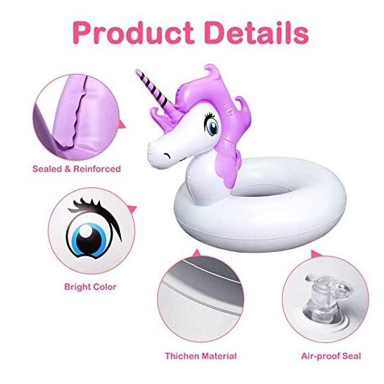 ¿Cuáles son los atractivos del flotador con forma de unicornio?