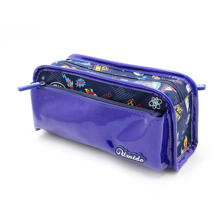 ¿Cuáles son las características de diseño de las bolsas de lápices con estampado de dibujos animados?
