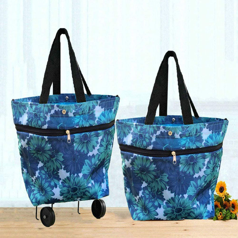 Bolsas de compras plegables con carrito