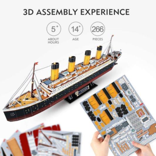 Diseño detallado Rompecabezas de papel Estadio de bricolaje Modelo de rompecabezas 3D