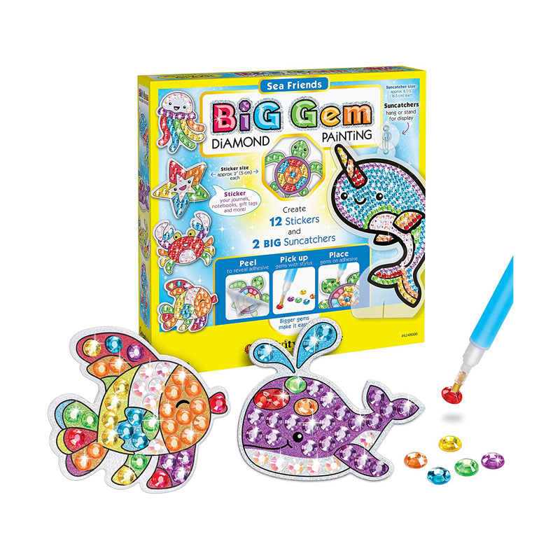 Kit de pintura de diamantes para niños, manualidades artísticas