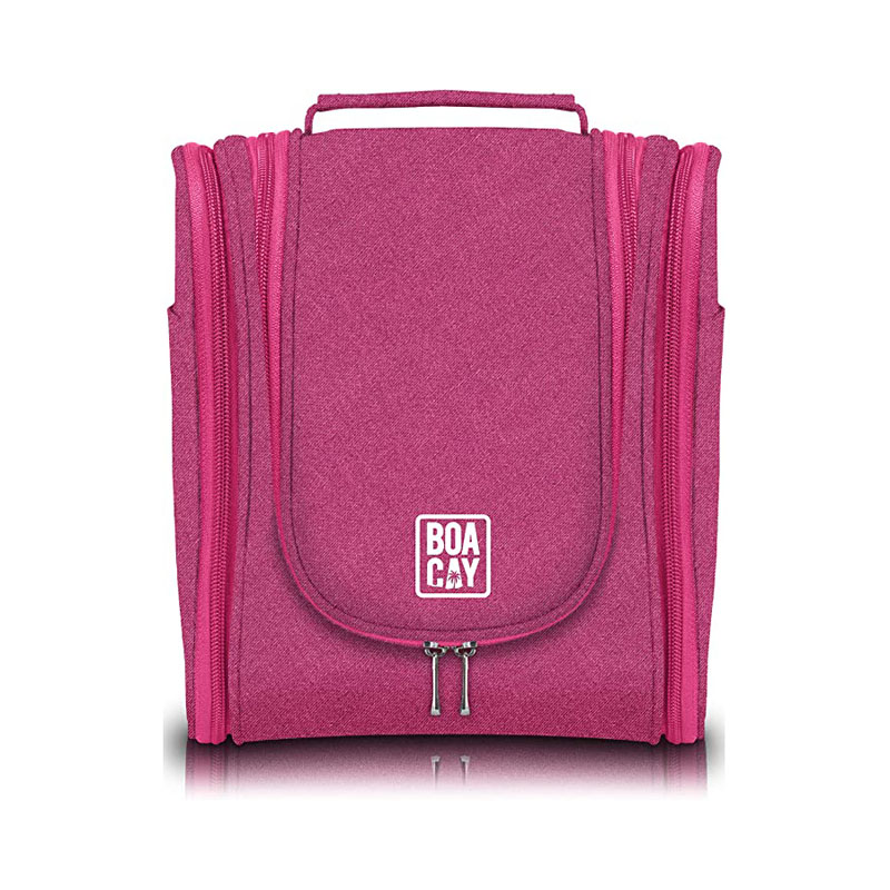 Elegante bolsa de maquillaje para mujer.